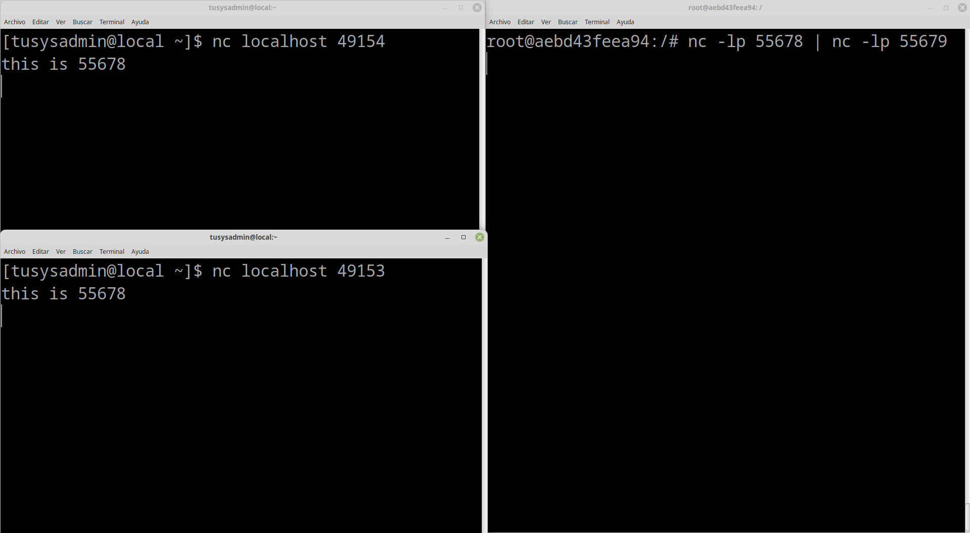 Redes con docker